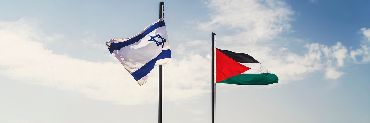 Israel and Palestine flag