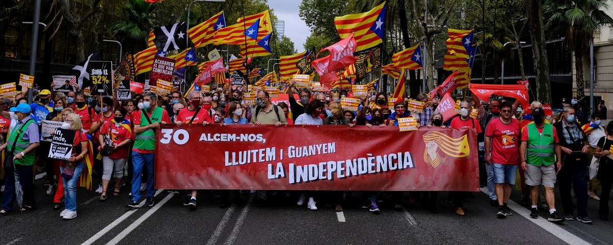 Independence movement in Barcelona, Catalonia