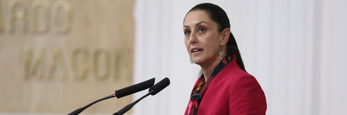 Mexico City, Mexico Septembr 17th 2019. Claudia Sheinbaum Pardo, Mexico City Mayor presents her first report to the city congress.