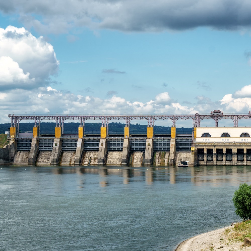 Hydropower plant in Dubossary, Moldova