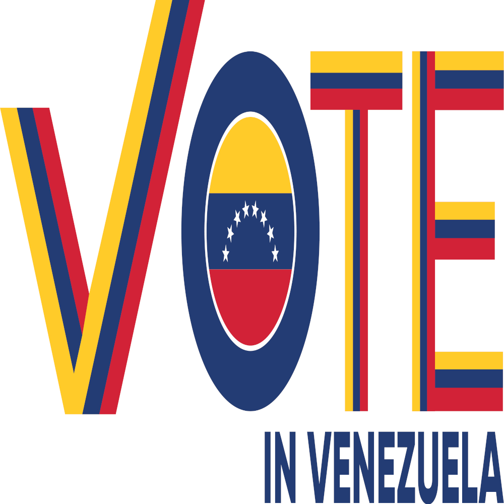 Election word Venezuela or Venezuela with election sign showing the parliamentary election of Venezuela