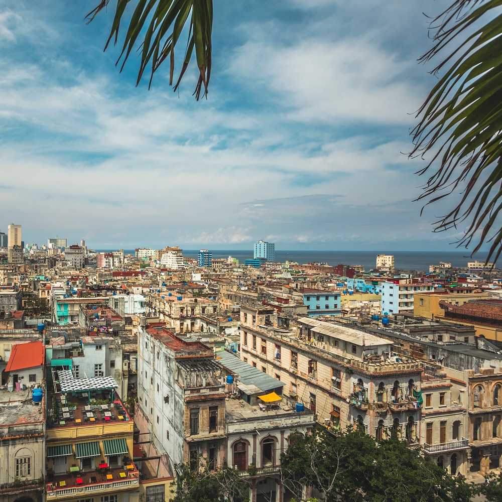 Skyline of La Habana, Havanna, Cuba, Carribean, Central Amerika