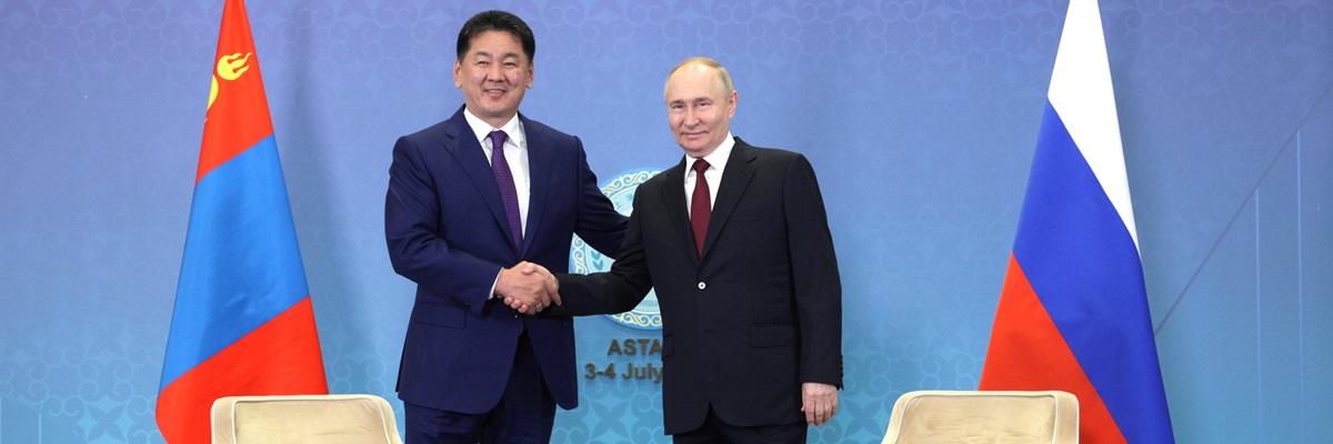 Meeting with President of Mongolia Ukhnaagiin Khurelsukh