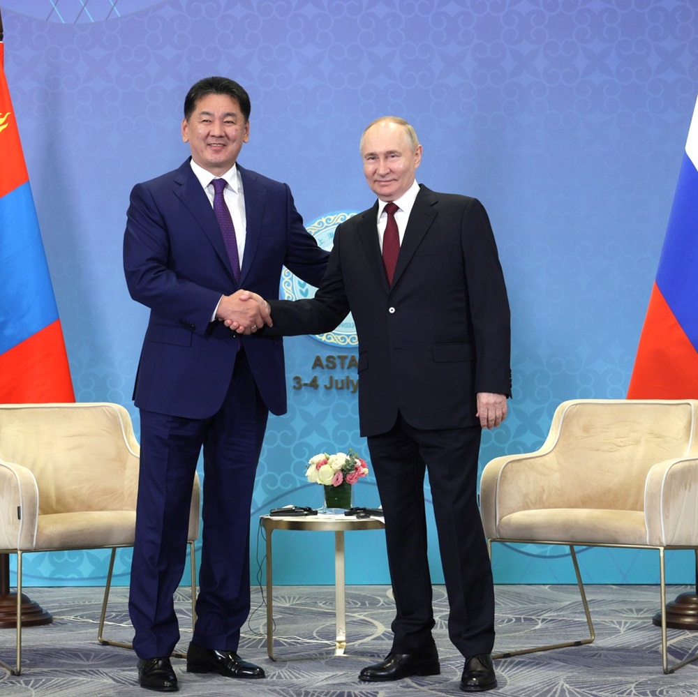 Meeting with President of Mongolia Ukhnaagiin Khurelsukh