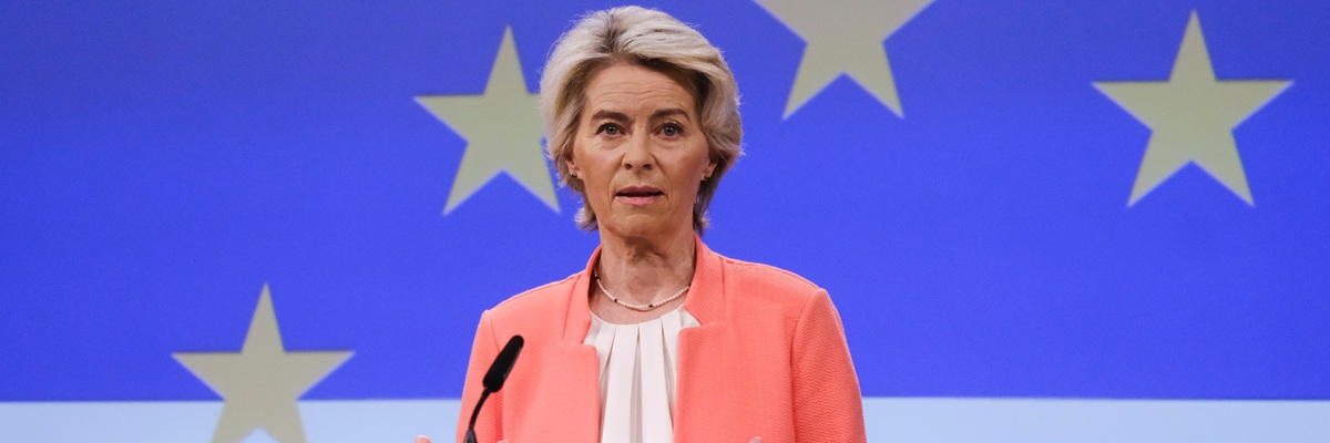 Conférence de presse de la présidente de la Commission européenne Ursula von der LEYEN et de Mario DRAGHI sur le rapport sur l'avenir de la compétitivité de l'UE à Bruxelles, Belgique, le 9 septembre 2024.