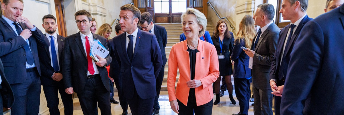 Ursula von der Leyen & Emmanuel Macron - Choose Europe for Science event at La Sorbonne - 2025
