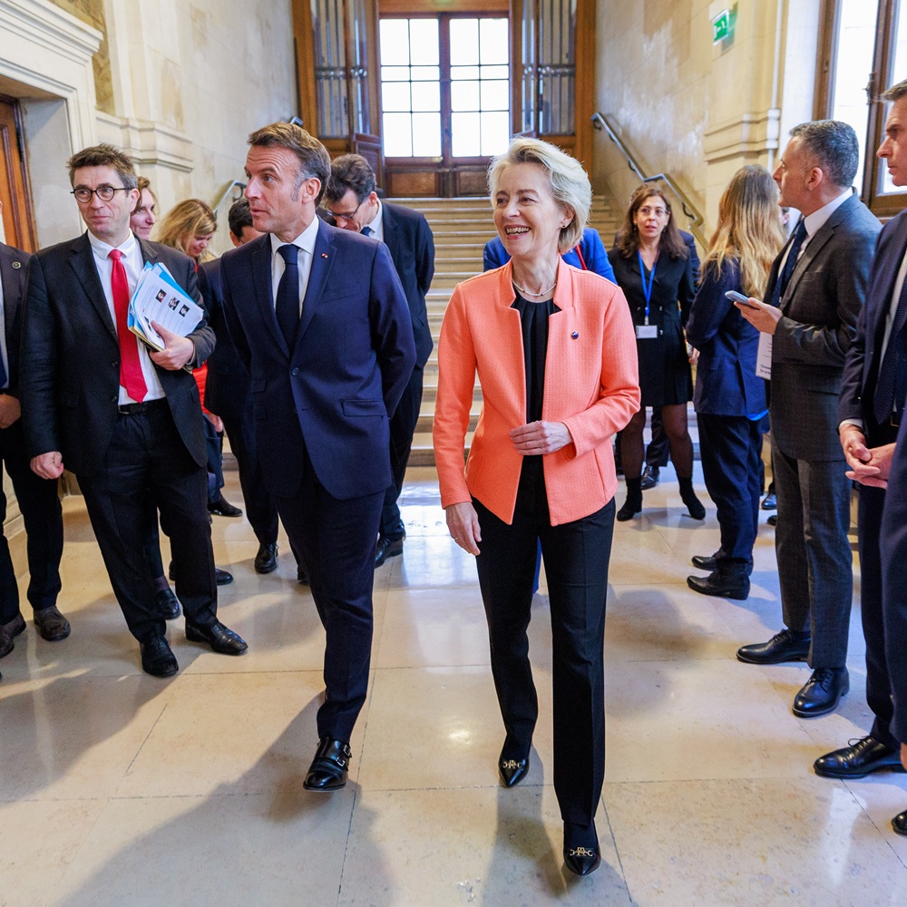 Ursula von der Leyen & Emmanuel Macron - Choose Europe for Science event at La Sorbonne - 2025 