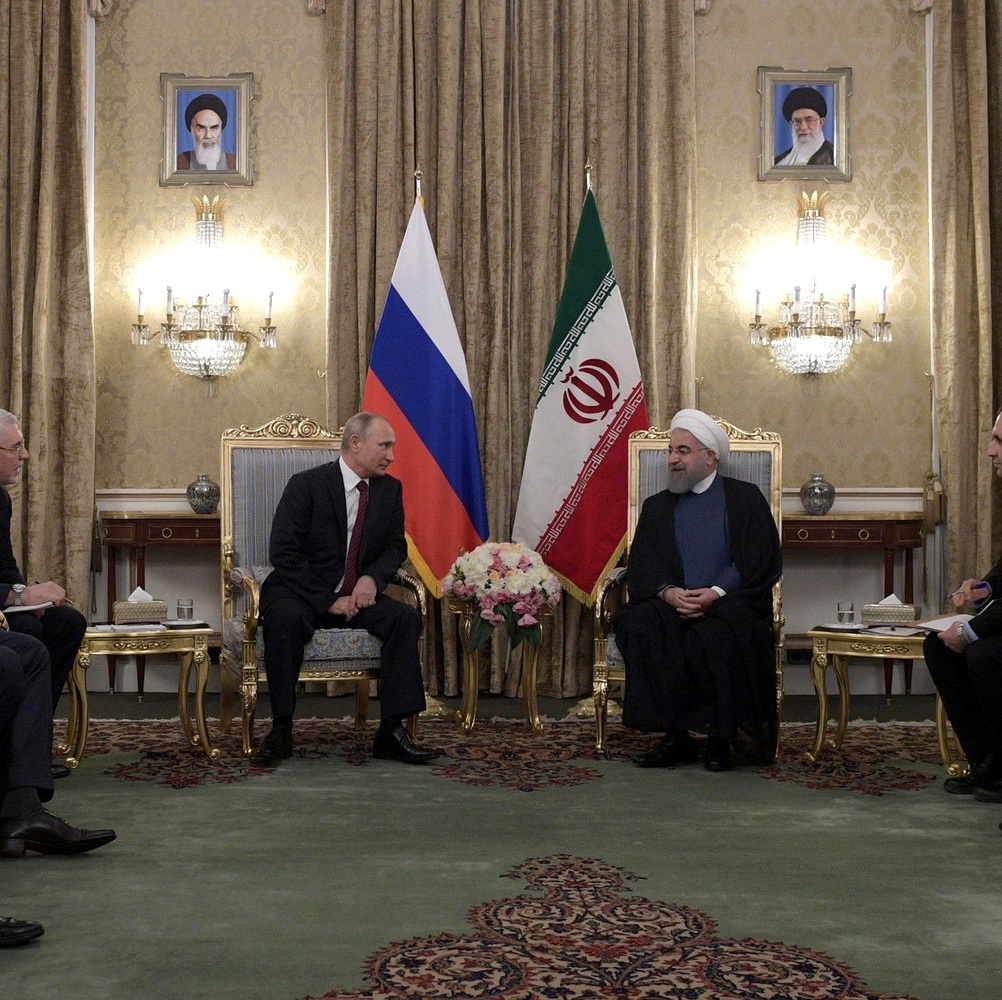 Vladimir Putin and Hassan Rouhani (2017-11-01)