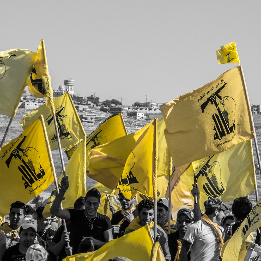 Hezbollah's supporters at Liberation Day (Bint Jbeil, 25 May 2014)