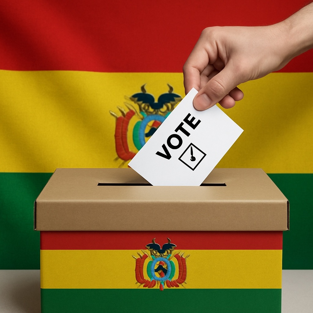 bolivia flag election ballot