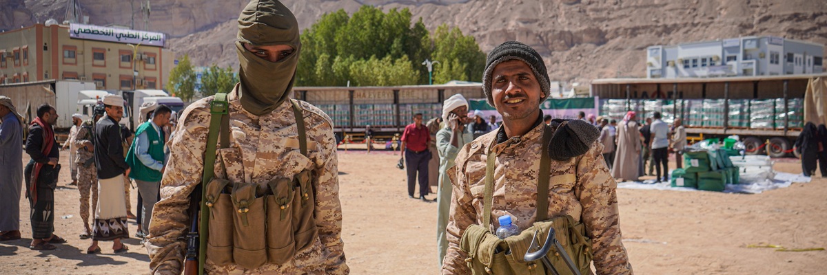 The war in Yemen between Yemeni armed forces and UAE-backed Southern Transitional Council. Soldiers of Saudi-backed Homeland Shield Forces are deployed in Seiyun city. Yemen - january 04, 2026