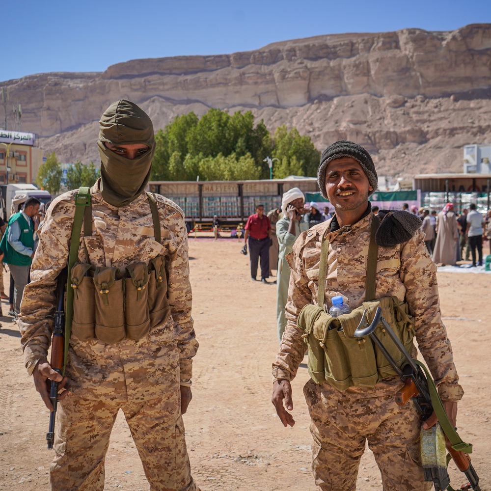 The war in Yemen between Yemeni armed forces and UAE-backed Southern Transitional Council. Soldiers of Saudi-backed Homeland Shield Forces are deployed in Seiyun city. Yemen - january 04, 2026